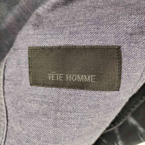 テットオム TETE HOMME ベロア 3B テーラードジャケット メンズ JPN:L