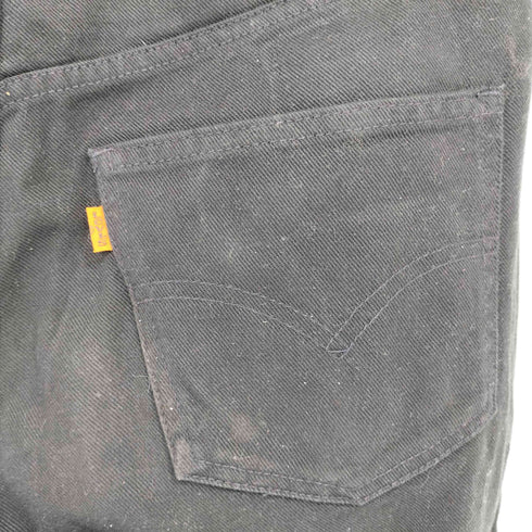 リーバイス Levis 607 オレンジタブ ブラックデニムパンツ メンズ W33 L 33