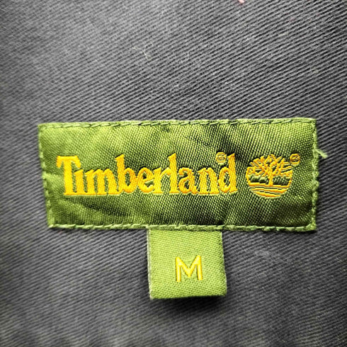 ティンバーランド Timberland 90S ロゴ刺繍 L/S コットン スタンダード B.D シャツ メンズ import:M