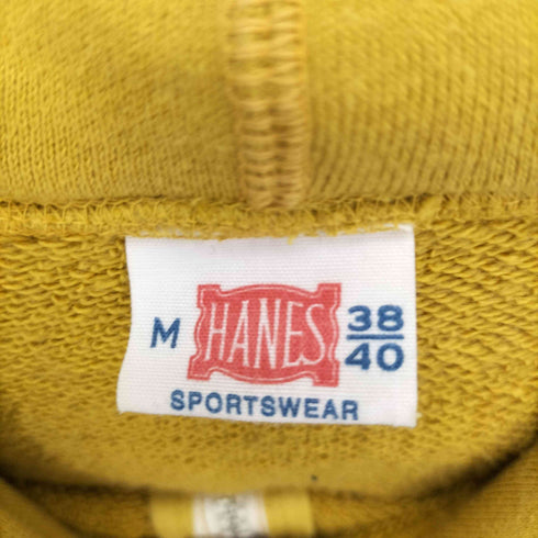 ヘインズ Hanes 60S 復刻 L/S ジップアップ パーカー メンズ 38/40