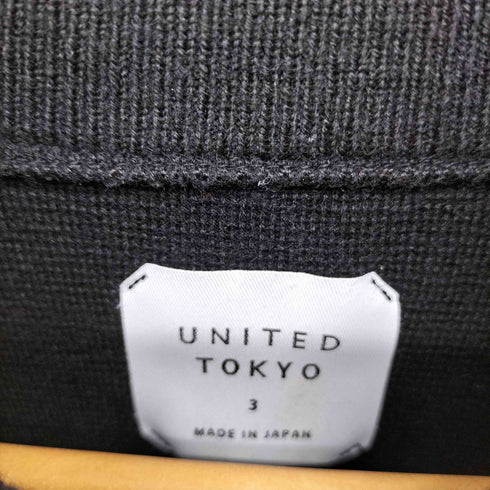 ユナイテッドトウキョウ UNITED TOKYO オーバーサイズハーフジップニット メンズ JPN:3