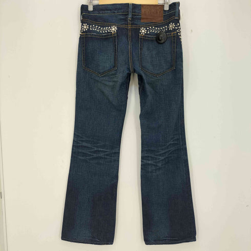 DAVID OLIVE ACCESSORIES 花 スタッズ ブーツカット デニム メンズ 31