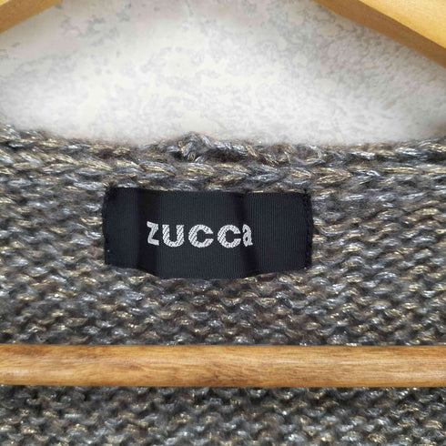 ズッカ ZUCCa ラメ加工 ポリウールカーディガン レディース JPN:M