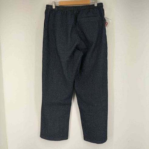 カンビオ CAMBIO Accordion Jacquard Denim Wide Straight Pants メンズ JPN:L