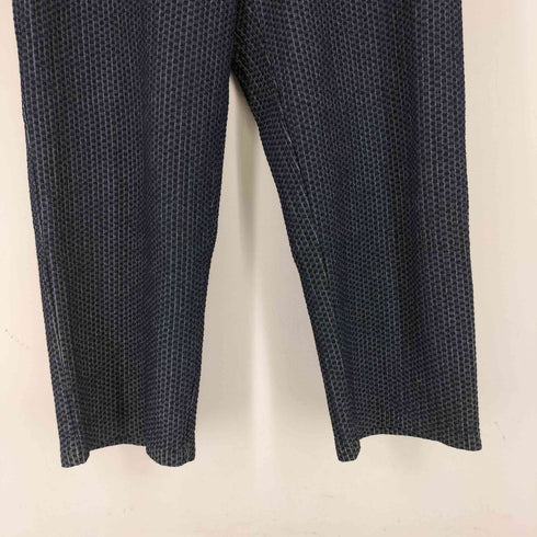 カンビオ CAMBIO Accordion Jacquard Denim Wide Straight Pants メンズ JPN:L
