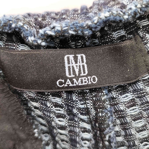 カンビオ CAMBIO Accordion Jacquard Denim Wide Straight Pants メンズ JPN:L