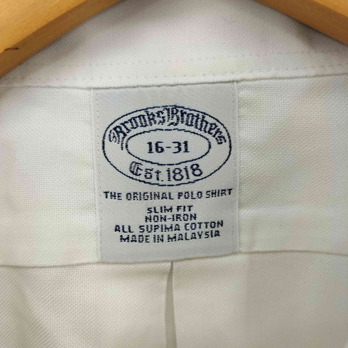 ブルックスブラザーズ BROOKS BROTHERS SLIM FIT ボタンダウン L/S シャツ メンズ 16-31