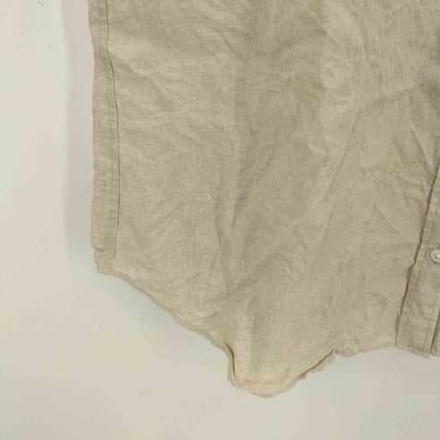 ムジルシリョウヒン 無印良品 フレンチリネン洗いざらし スタンドカラーワンピース レディース JPN:XL
