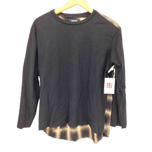 ズッカ ZUCCa 背面チェックカットソー レディース JPN:M