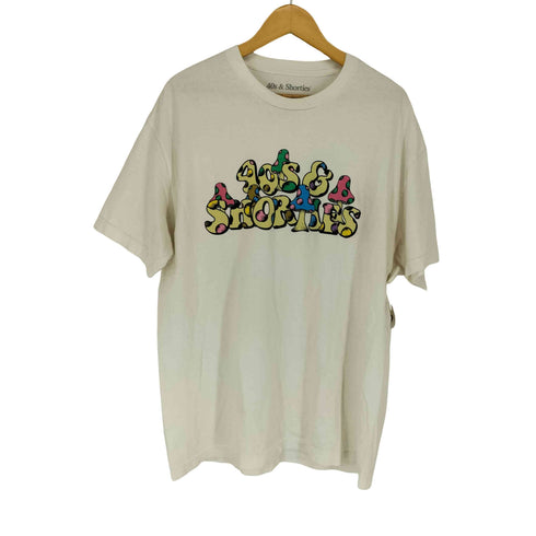 40S&SHORTIES ロゴプリントTシャツ street メンズ XL