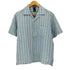 ギャップ Gap リネン混 ストライプ 半袖開襟シャツ RELAXED メンズ import:S
