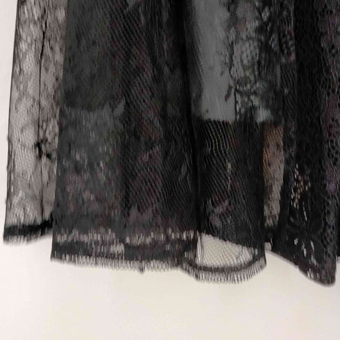 エストラータ STRATA ミックスレースアシメギャザースカート レディース JPN:XS