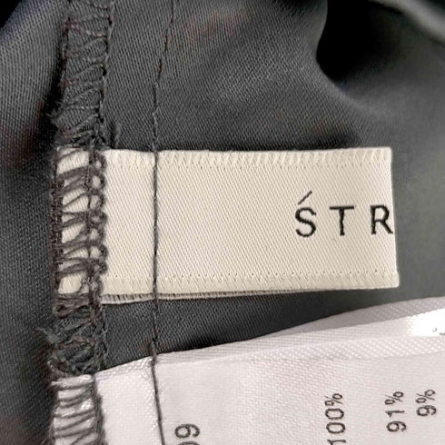 エストラータ STRATA ミックスレースアシメギャザースカート レディース JPN:XS