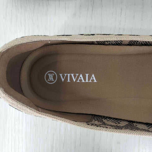 VIVAIA スクエアトゥ 超軽量 フラットシューズ レディース 36.5