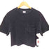 ORIGINAL Charcoal クロップド パイル ポケット S/S Tシャツ レディース FREE