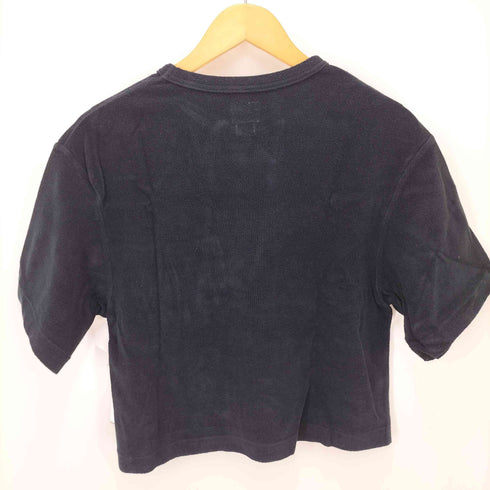 ORIGINAL Charcoal クロップド パイル ポケット S/S Tシャツ レディース FREE