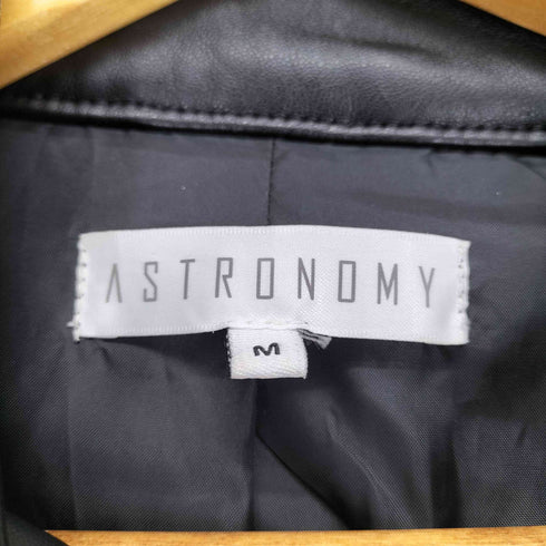 アストロノミー ASTRONOMY フェイクレザーショートモッズコート メンズ M