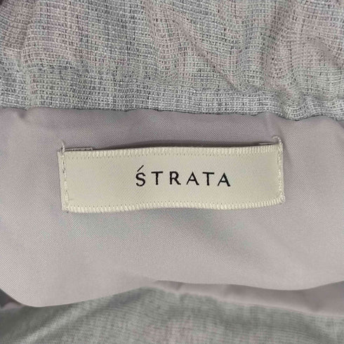 エストラータ STRATA リネンライクペプラムトップス レディース FREE