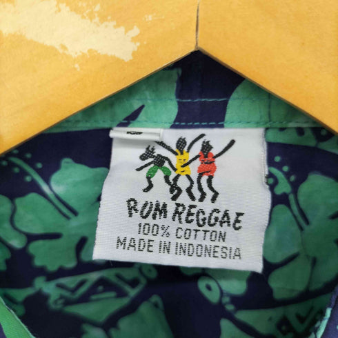 RUM REGGAE 総柄 ショートスリーブシャツ メンズ import:S