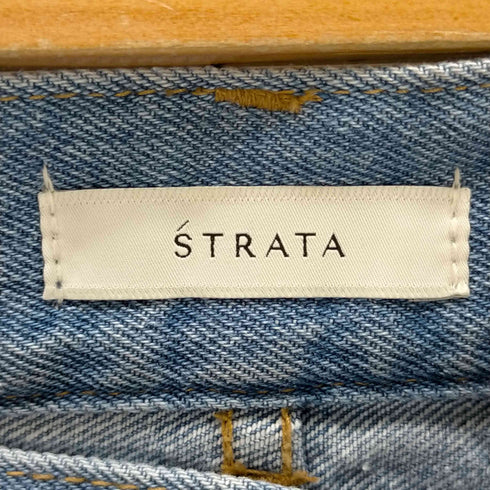 エストラータ STRATA サイドラインストレートデニム レディース JPN:S