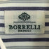 ルイジボレッリ LUIGI BORRELLI イタリア製 ストライプ ボタンダウンシャツ メンズ 42