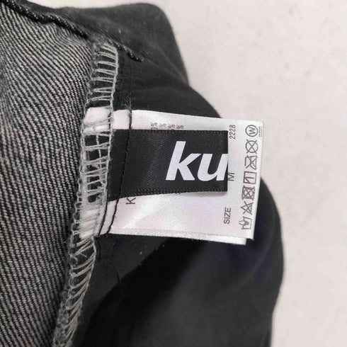 クティール kutir ブラックフレアデニムパンツ メンズ M