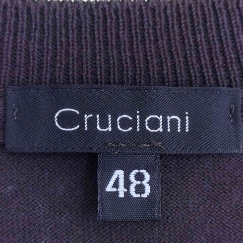 クルチアーニ Cruciani イタリア製 コットンニット Tシャツ メンズ 48