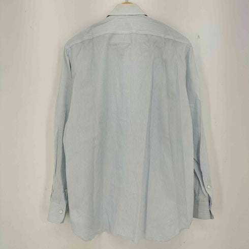 バーニーズニューヨーク BARNEYS NEWYORK BARBA イタリア製 コットン ストライプ ドレスシャツ メンズ