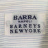バーニーズニューヨーク BARNEYS NEWYORK BARBA イタリア製 コットン ストライプ ドレスシャツ メンズ