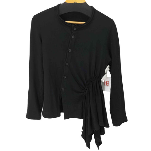 ワイズ Ys 25AW GAUZE FLEECE RIGHT SIDE FITTED DIAGONAL CARDIGAN レディース JPN:2