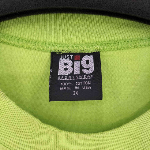 USA製 JUST BIG SPORTWEAR キャラクタープリントTシャツ メンズ 3X