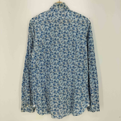 BARBA DANDYLIFE 花柄 チェックシャツ メンズ 42