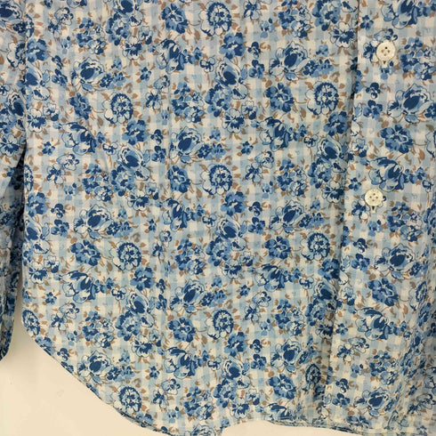 BARBA DANDYLIFE 花柄 チェックシャツ メンズ 42