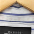 アンユーズド UNUSED Zip-up striped shirt メンズ JPN:3