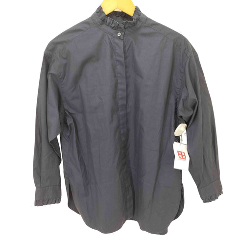 ユナイテッドアローズ UNITED ARROWS フリル スタンドカラー L/S ブラウス レディース JPN:36