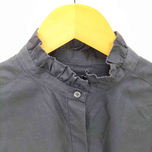 ユナイテッドアローズ UNITED ARROWS フリル スタンドカラー L/S ブラウス レディース JPN:36