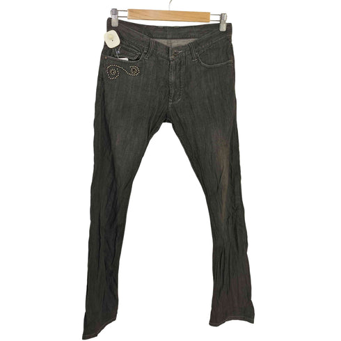 ニーキューイチニーキューゴーオム 291295=HOMME スタッズ デニムパンツ メンズ JPN:44