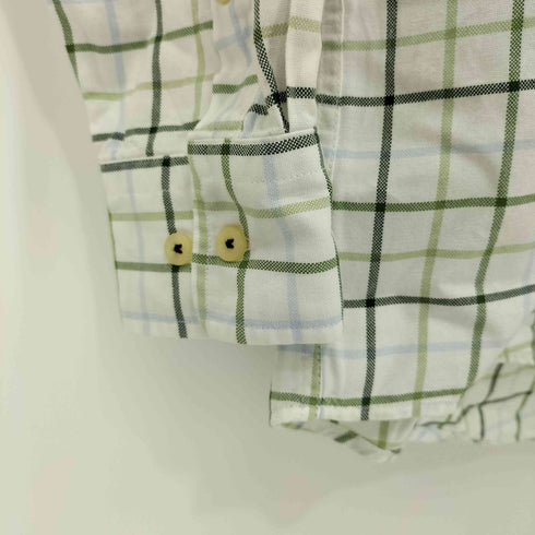 チャップスラルフローレン CHAPS RALPH LAUREN ロゴ刺繍 ボタンダウンチェックシャツ メンズ M