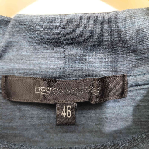 デザインワークス DESIGNWORKS ウォッシャブルウールモックネックTシャツ メンズ JPN:46