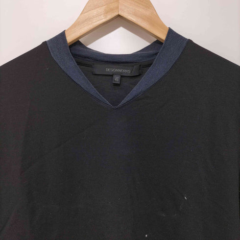 デザインワークス DESIGNWORKS ネッカチーフレイヤードTシャツ メンズ JPN:46