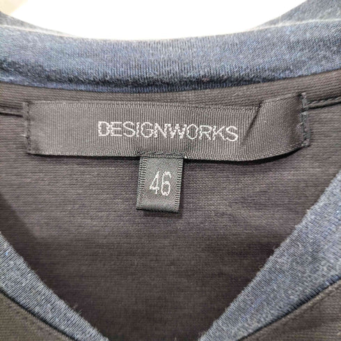 デザインワークス DESIGNWORKS ネッカチーフレイヤードTシャツ メンズ JPN:46