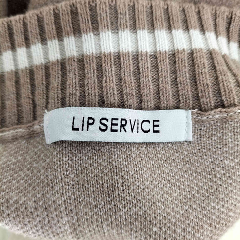 リップサービス LIP SERVICE CHERISH ラインニット レディース FREE