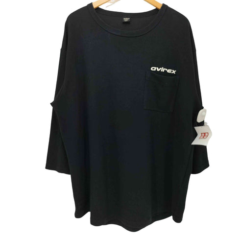 アヴィレックス AVIREX 3/4 SLEEVE LOOSE FIT ROUND TEE メンズ 2XL
