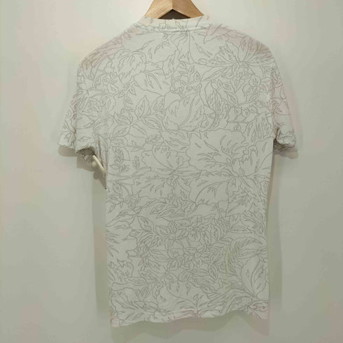 ゴーサンゴーイチプールオム 5351 POUR LES HOMMES フラワープリント半袖VネックTシャツ メンズ JPN:44