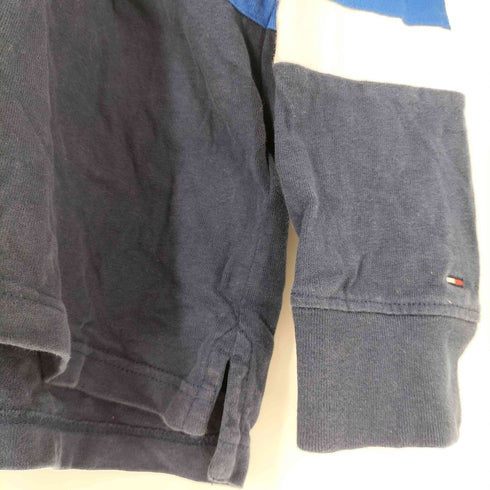 トミージーンズ tommy jeans ロゴ刺繍 トリコロール ポロシャツ メンズ import:L