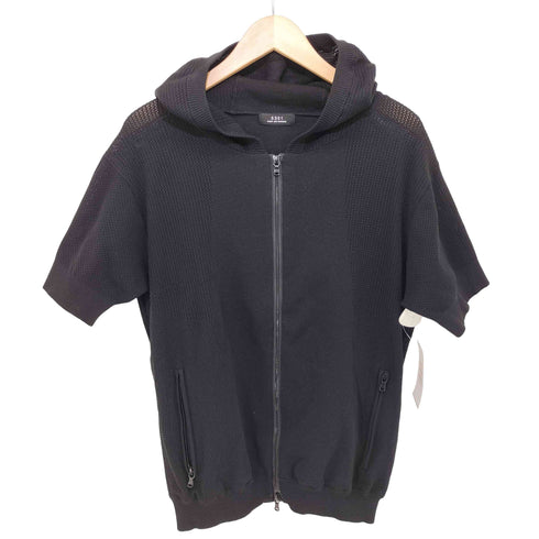 ゴーサンゴーイチプールオム 5351 POUR LES HOMMES 半袖 メッシュ ジップパーカー メンズ JPN:46