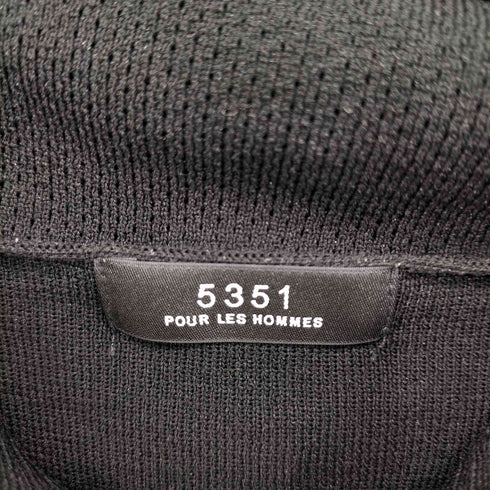 ゴーサンゴーイチプールオム 5351 POUR LES HOMMES 半袖 メッシュ ジップパーカー メンズ JPN:46