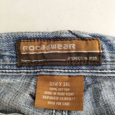 ロカウェア Rocawear 再構築 デニムパンツ メンズ 32inch