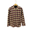 ランズエンド LANDS END L/Sフロントジップポケット付き チェックシャツ メンズ import:XL