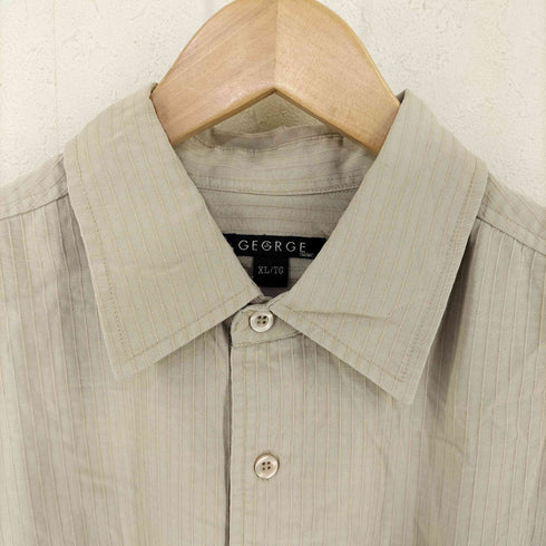 ジョージ GEORGE レーヨンポリ レギュラーカラーシャツ メンズ import:XL